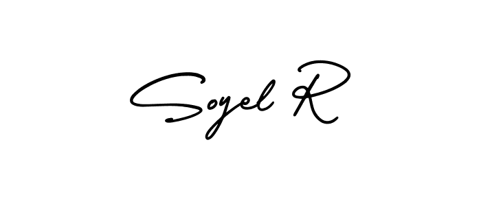 You can use this online signature creator to create a handwritten signature for the name Soyel R. This is the best online autograph maker. Soyel R signature style 3 images and pictures png