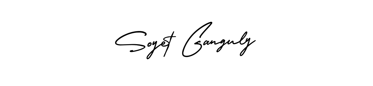 How to make Soyet Ganguly name signature. Use AmerikaSignatureDemo-Regular style for creating short signs online. This is the latest handwritten sign. Soyet Ganguly signature style 3 images and pictures png
