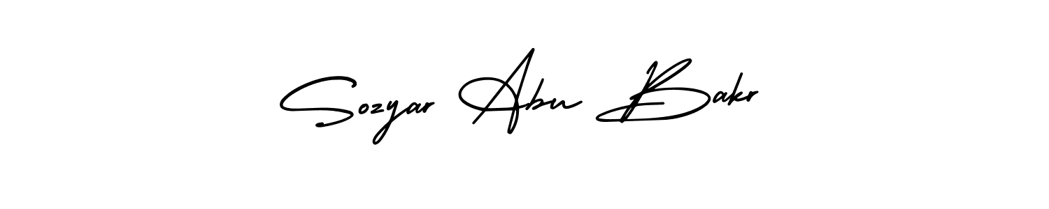 Here are the top 10 professional signature styles for the name Sozyar Abu Bakr. These are the best autograph styles you can use for your name. Sozyar Abu Bakr signature style 3 images and pictures png