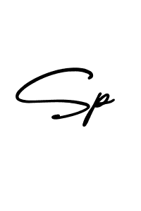 Use a signature maker to create a handwritten signature online. With this signature software, you can design (AmerikaSignatureDemo-Regular) your own signature for name Sp. Sp signature style 3 images and pictures png