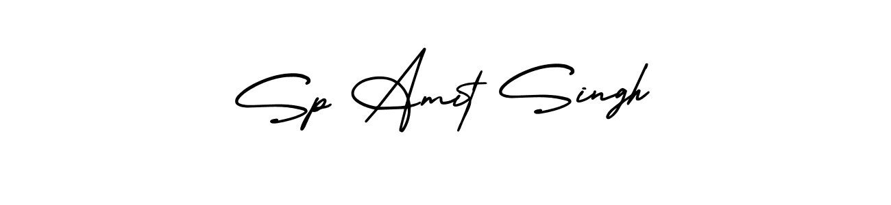 How to make Sp Amit Singh signature? AmerikaSignatureDemo-Regular is a professional autograph style. Create handwritten signature for Sp Amit Singh name. Sp Amit Singh signature style 3 images and pictures png