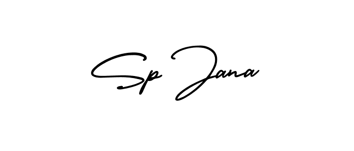 Create a beautiful signature design for name Sp Jana. With this signature (AmerikaSignatureDemo-Regular) fonts, you can make a handwritten signature for free. Sp Jana signature style 3 images and pictures png