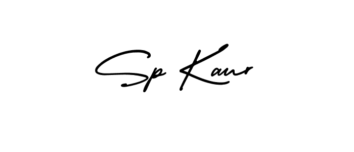 Design your own signature with our free online signature maker. With this signature software, you can create a handwritten (AmerikaSignatureDemo-Regular) signature for name Sp Kaur. Sp Kaur signature style 3 images and pictures png