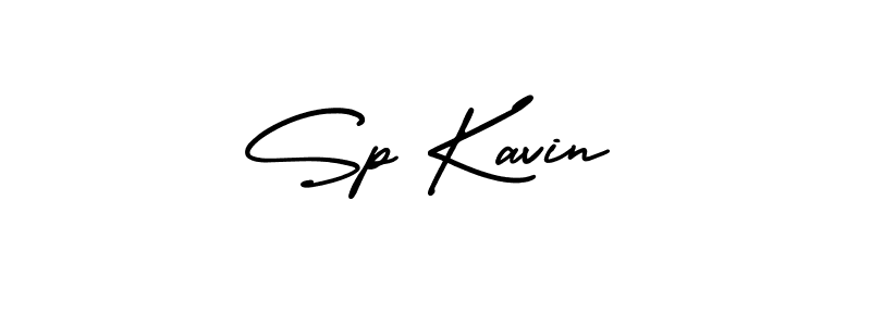 Best and Professional Signature Style for Sp Kavin. AmerikaSignatureDemo-Regular Best Signature Style Collection. Sp Kavin signature style 3 images and pictures png