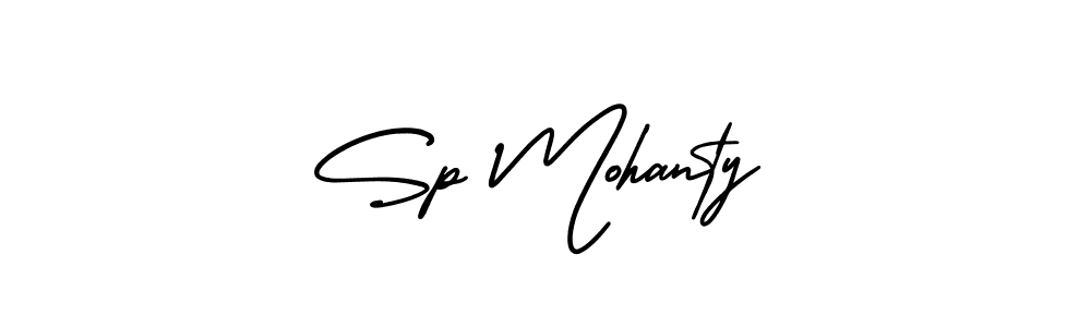 Also You can easily find your signature by using the search form. We will create Sp Mohanty name handwritten signature images for you free of cost using AmerikaSignatureDemo-Regular sign style. Sp Mohanty signature style 3 images and pictures png