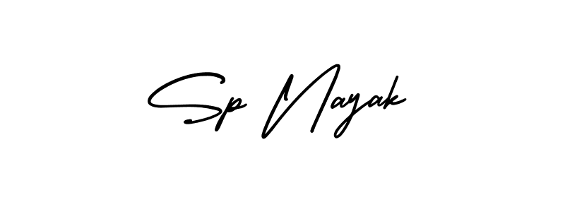 Create a beautiful signature design for name Sp Nayak. With this signature (AmerikaSignatureDemo-Regular) fonts, you can make a handwritten signature for free. Sp Nayak signature style 3 images and pictures png