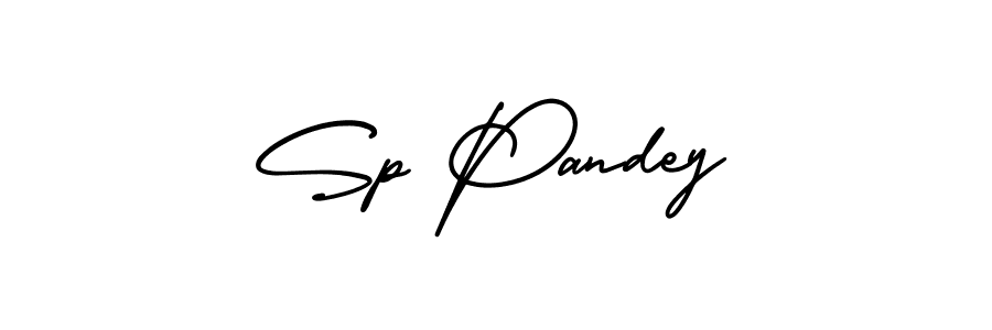 if you are searching for the best signature style for your name Sp Pandey. so please give up your signature search. here we have designed multiple signature styles  using AmerikaSignatureDemo-Regular. Sp Pandey signature style 3 images and pictures png