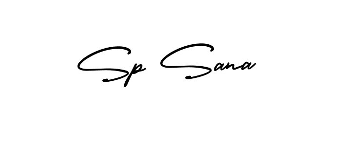 Create a beautiful signature design for name Sp Sana. With this signature (AmerikaSignatureDemo-Regular) fonts, you can make a handwritten signature for free. Sp Sana signature style 3 images and pictures png