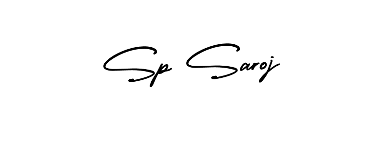 Similarly AmerikaSignatureDemo-Regular is the best handwritten signature design. Signature creator online .You can use it as an online autograph creator for name Sp Saroj. Sp Saroj signature style 3 images and pictures png