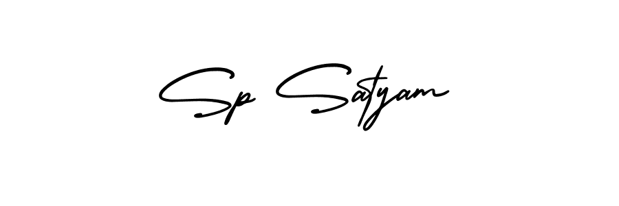 Also we have Sp Satyam name is the best signature style. Create professional handwritten signature collection using AmerikaSignatureDemo-Regular autograph style. Sp Satyam signature style 3 images and pictures png
