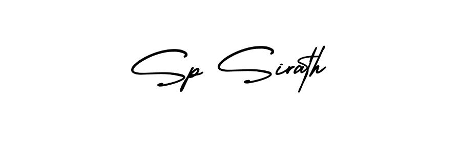 How to make Sp Sirath signature? AmerikaSignatureDemo-Regular is a professional autograph style. Create handwritten signature for Sp Sirath name. Sp Sirath signature style 3 images and pictures png