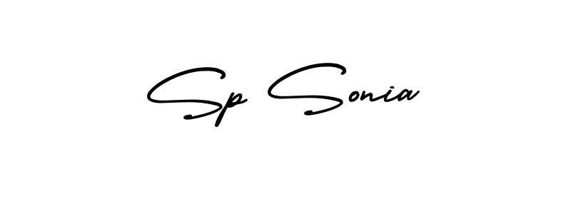 Also You can easily find your signature by using the search form. We will create Sp Sonia name handwritten signature images for you free of cost using AmerikaSignatureDemo-Regular sign style. Sp Sonia signature style 3 images and pictures png
