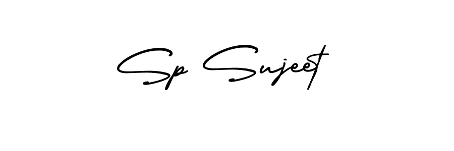 Design your own signature with our free online signature maker. With this signature software, you can create a handwritten (AmerikaSignatureDemo-Regular) signature for name Sp Sujeet. Sp Sujeet signature style 3 images and pictures png