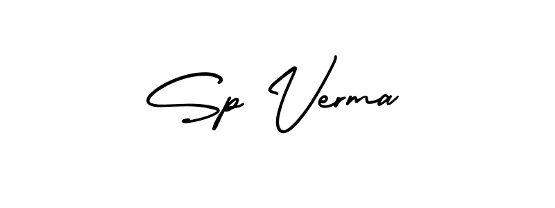 How to make Sp Verma signature? AmerikaSignatureDemo-Regular is a professional autograph style. Create handwritten signature for Sp Verma name. Sp Verma signature style 3 images and pictures png