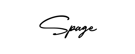 The AmerikaSignatureDemo-Regular lettering style adds unique flourish to name Spage. Stand out with a custom digital autograph made in seconds. Spage signature style 3 images and pictures png