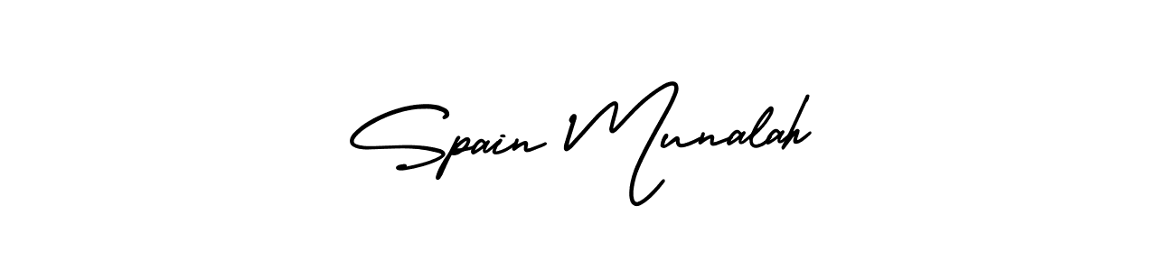 Best and Professional Signature Style for Spain Munalah. AmerikaSignatureDemo-Regular Best Signature Style Collection. Spain Munalah signature style 3 images and pictures png