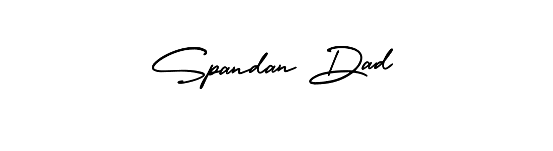 This is the best signature style for the Spandan Dad name. Also you like these signature font (AmerikaSignatureDemo-Regular). Mix name signature. Spandan Dad signature style 3 images and pictures png