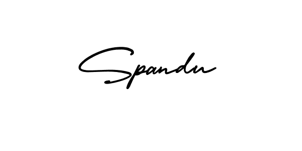 Also we have Spandu name is the best signature style. Create professional handwritten signature collection using AmerikaSignatureDemo-Regular autograph style. Spandu signature style 3 images and pictures png