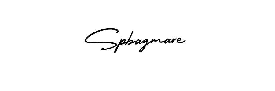 if you are searching for the best signature style for your name Spbagmare. so please give up your signature search. here we have designed multiple signature styles  using AmerikaSignatureDemo-Regular. Spbagmare signature style 3 images and pictures png