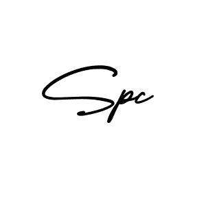 Spc stylish signature style. Best Handwritten Sign (AmerikaSignatureDemo-Regular) for my name. Handwritten Signature Collection Ideas for my name Spc. Spc signature style 3 images and pictures png