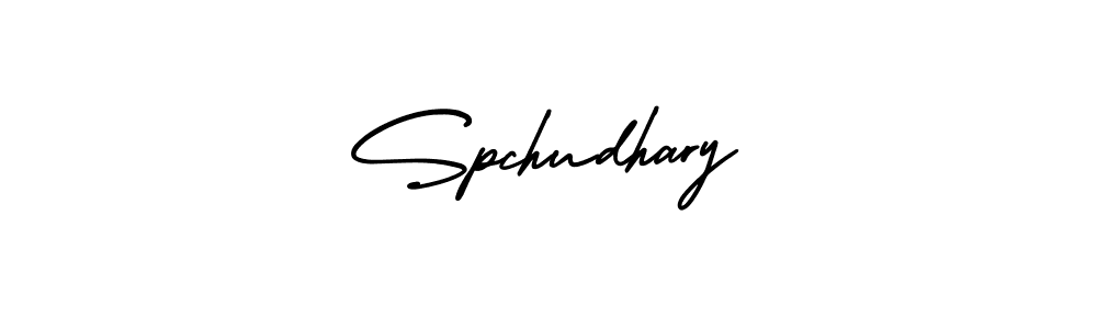 Use a signature maker to create a handwritten signature online. With this signature software, you can design (AmerikaSignatureDemo-Regular) your own signature for name Spchudhary. Spchudhary signature style 3 images and pictures png
