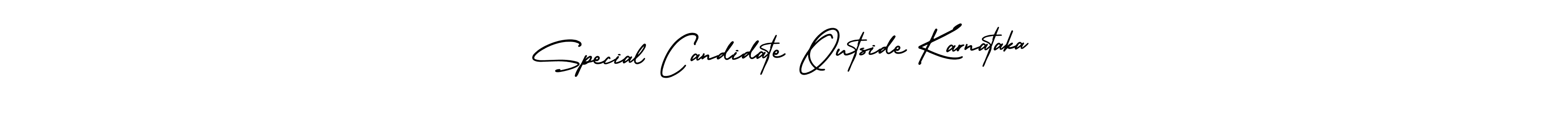 Make a beautiful signature design for name Special Candidate Outside Karnataka. Use this online signature maker to create a handwritten signature for free. Special Candidate Outside Karnataka signature style 3 images and pictures png