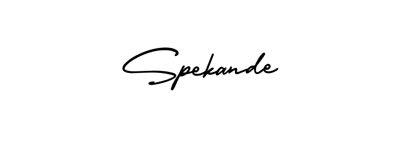 Spekande stylish signature style. Best Handwritten Sign (AmerikaSignatureDemo-Regular) for my name. Handwritten Signature Collection Ideas for my name Spekande. Spekande signature style 3 images and pictures png