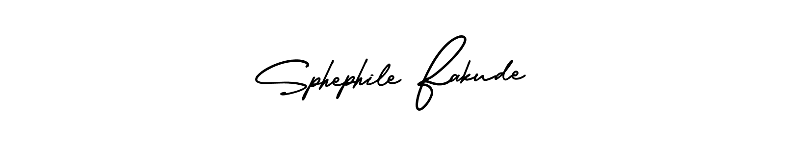 How to Draw Sphephile Fakude signature style? AmerikaSignatureDemo-Regular is a latest design signature styles for name Sphephile Fakude. Sphephile Fakude signature style 3 images and pictures png