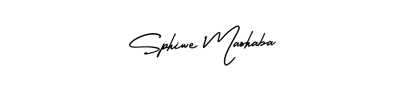 You should practise on your own different ways (AmerikaSignatureDemo-Regular) to write your name (Sphiwe Mashaba) in signature. don't let someone else do it for you. Sphiwe Mashaba signature style 3 images and pictures png