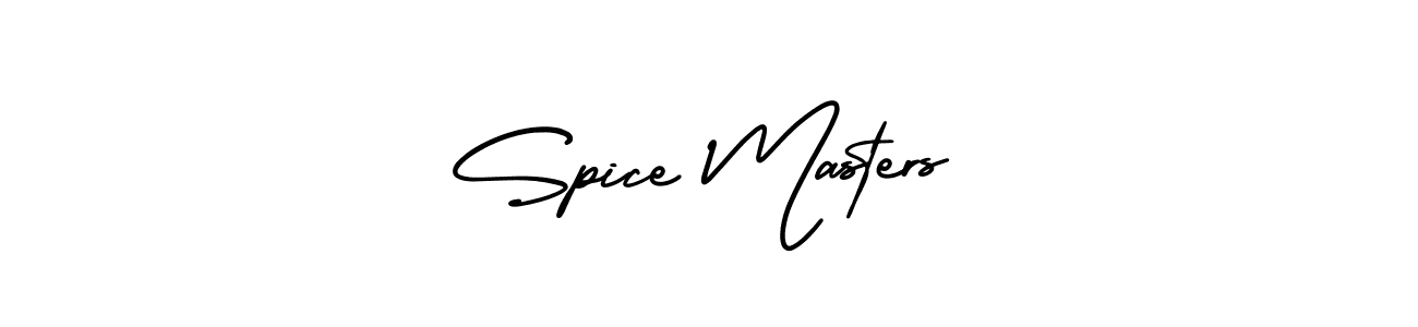 Also we have Spice Masters name is the best signature style. Create professional handwritten signature collection using AmerikaSignatureDemo-Regular autograph style. Spice Masters signature style 3 images and pictures png