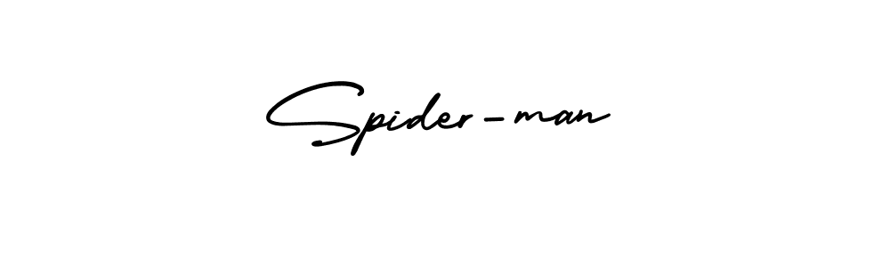 It looks lik you need a new signature style for name Spider-man. Design unique handwritten (AmerikaSignatureDemo-Regular) signature with our free signature maker in just a few clicks. Spider-man signature style 3 images and pictures png