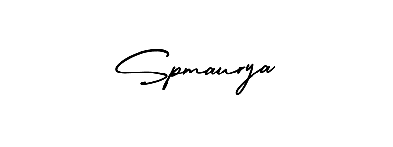 It looks lik you need a new signature style for name Spmaurya. Design unique handwritten (AmerikaSignatureDemo-Regular) signature with our free signature maker in just a few clicks. Spmaurya signature style 3 images and pictures png