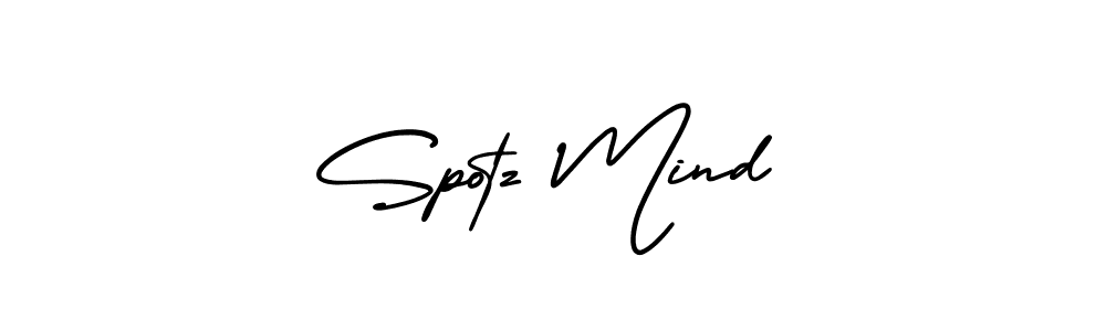 Check out images of Autograph of Spotz Mind name. Actor Spotz Mind Signature Style. AmerikaSignatureDemo-Regular is a professional sign style online. Spotz Mind signature style 3 images and pictures png