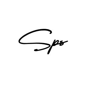 Design your own signature with our free online signature maker. With this signature software, you can create a handwritten (AmerikaSignatureDemo-Regular) signature for name Sps. Sps signature style 3 images and pictures png