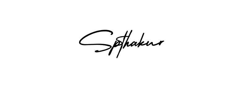How to Draw Spthakur signature style? AmerikaSignatureDemo-Regular is a latest design signature styles for name Spthakur. Spthakur signature style 3 images and pictures png