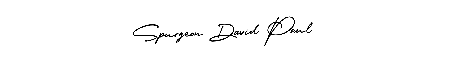 Make a beautiful signature design for name Spurgeon David Paul. With this signature (AmerikaSignatureDemo-Regular) style, you can create a handwritten signature for free. Spurgeon David Paul signature style 3 images and pictures png