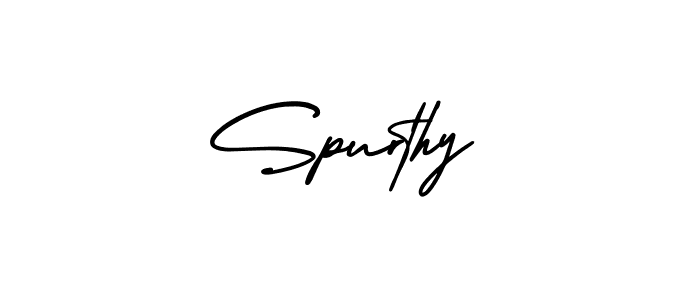 Best and Professional Signature Style for Spurthy. AmerikaSignatureDemo-Regular Best Signature Style Collection. Spurthy signature style 3 images and pictures png