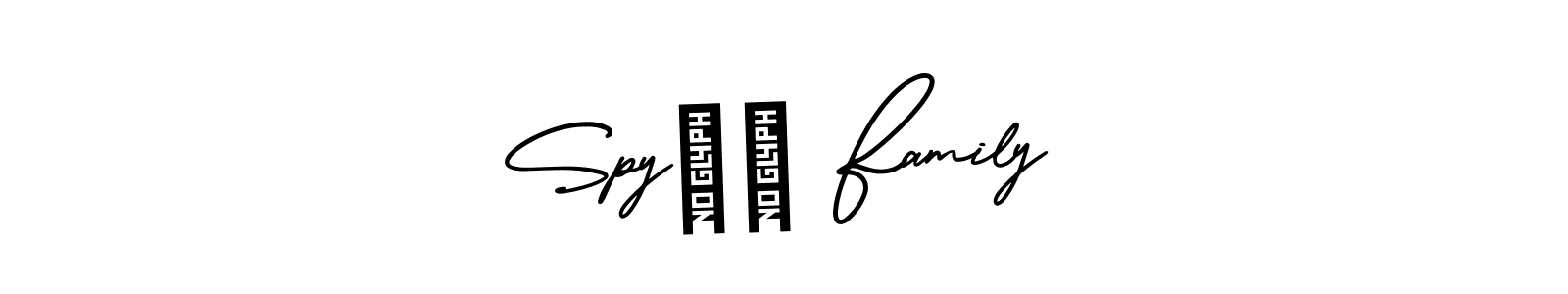 Check out images of Autograph of Spy➕️ Family name. Actor Spy➕️ Family Signature Style. AmerikaSignatureDemo-Regular is a professional sign style online. Spy➕️ Family signature style 3 images and pictures png