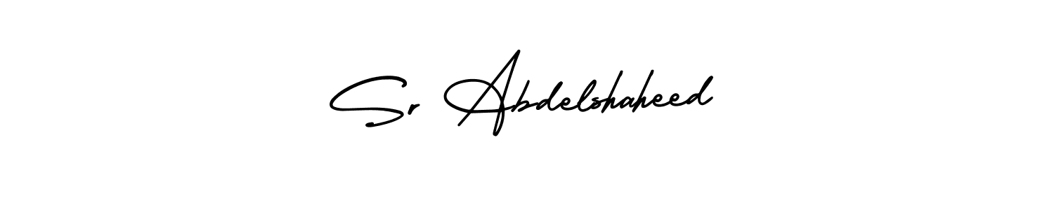 Similarly AmerikaSignatureDemo-Regular is the best handwritten signature design. Signature creator online .You can use it as an online autograph creator for name Sr Abdelshaheed. Sr Abdelshaheed signature style 3 images and pictures png