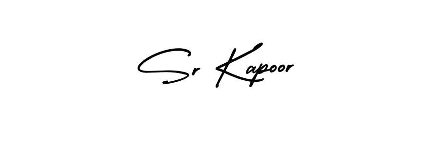 You should practise on your own different ways (AmerikaSignatureDemo-Regular) to write your name (Sr Kapoor) in signature. don't let someone else do it for you. Sr Kapoor signature style 3 images and pictures png