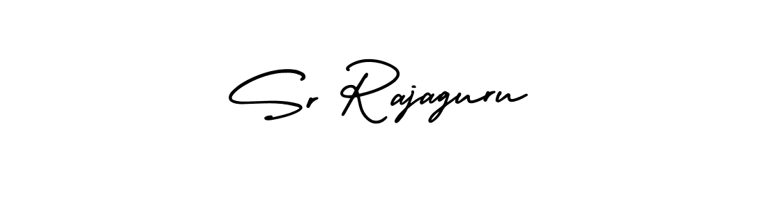 Make a beautiful signature design for name Sr Rajaguru. With this signature (AmerikaSignatureDemo-Regular) style, you can create a handwritten signature for free. Sr Rajaguru signature style 3 images and pictures png