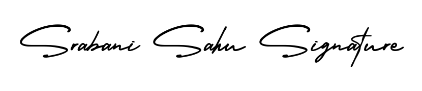 The best way (AmerikaSignatureDemo-Regular) to make a short signature is to pick only two or three words in your name. For converting this name Srabani Sahu Signature. Srabani Sahu Signature signature style 3 images and pictures png