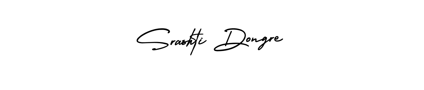 Make a short Srashti Dongre signature style. Manage your documents anywhere anytime using AmerikaSignatureDemo-Regular. Create and add eSignatures, submit forms, share and send files easily. Srashti Dongre signature style 3 images and pictures png