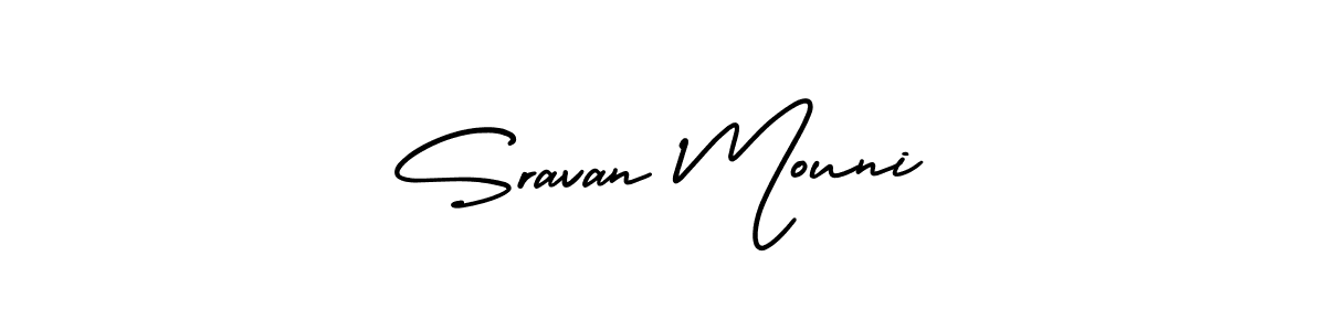 Once you've used our free online signature maker to create your best signature AmerikaSignatureDemo-Regular style, it's time to enjoy all of the benefits that Sravan Mouni name signing documents. Sravan Mouni signature style 3 images and pictures png