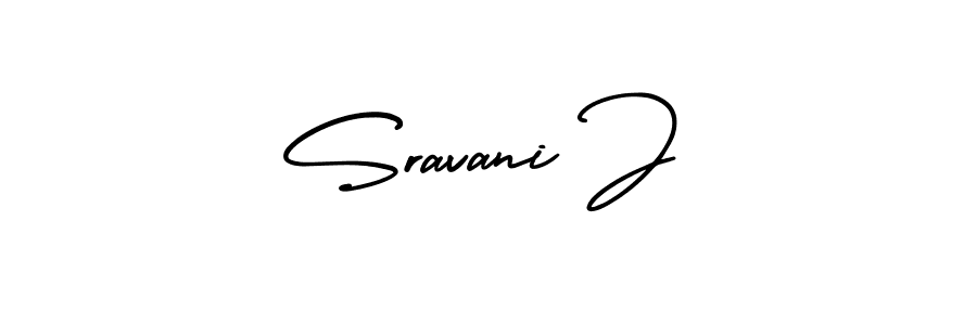 Also we have Sravani J name is the best signature style. Create professional handwritten signature collection using AmerikaSignatureDemo-Regular autograph style. Sravani J signature style 3 images and pictures png