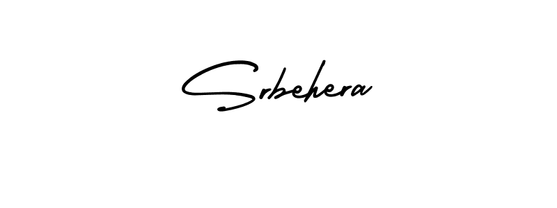 It looks lik you need a new signature style for name Srbehera. Design unique handwritten (AmerikaSignatureDemo-Regular) signature with our free signature maker in just a few clicks. Srbehera signature style 3 images and pictures png