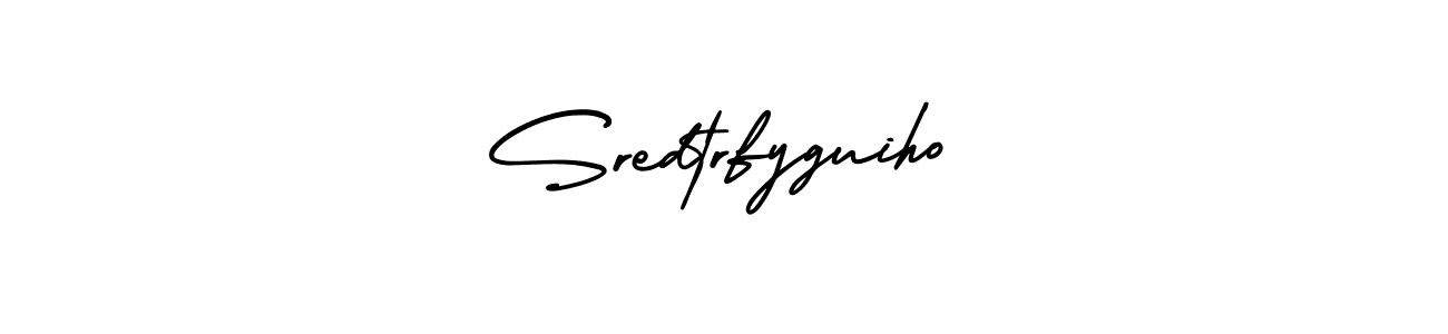 Use a signature maker to create a handwritten signature online. With this signature software, you can design (AmerikaSignatureDemo-Regular) your own signature for name Sredtrfyguiho. Sredtrfyguiho signature style 3 images and pictures png