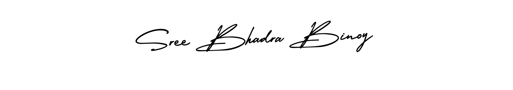 This is the best signature style for the Sree Bhadra Binoy name. Also you like these signature font (AmerikaSignatureDemo-Regular). Mix name signature. Sree Bhadra Binoy signature style 3 images and pictures png