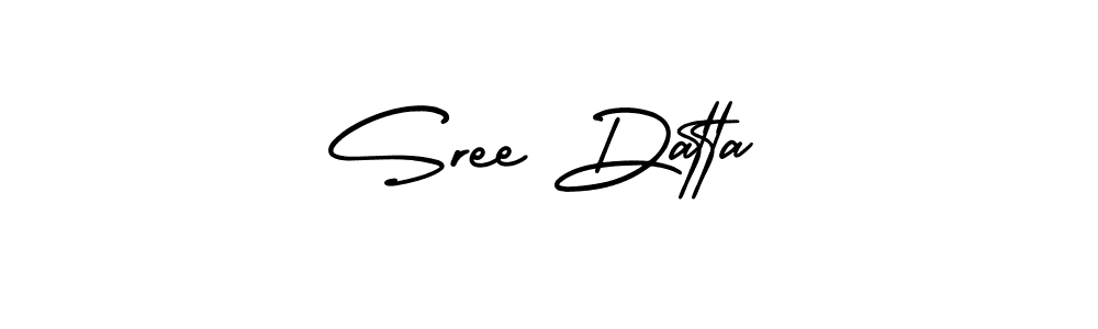 Make a beautiful signature design for name Sree Datta. With this signature (AmerikaSignatureDemo-Regular) style, you can create a handwritten signature for free. Sree Datta signature style 3 images and pictures png