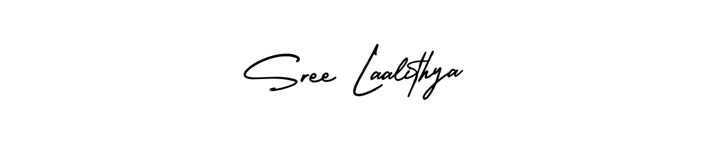 How to Draw Sree Laalithya signature style? AmerikaSignatureDemo-Regular is a latest design signature styles for name Sree Laalithya. Sree Laalithya signature style 3 images and pictures png